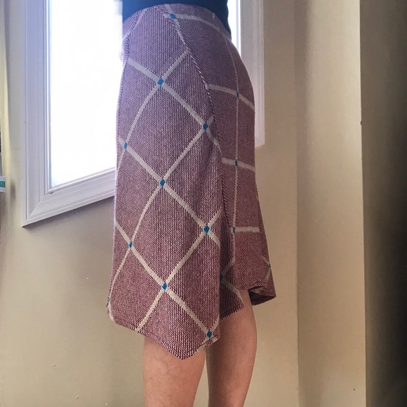 Wool Blend Midi High Low Winter Dress - Picture 2 of 10